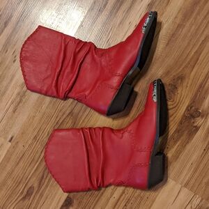 Zodiac vintage red cowgirl boots 7.5